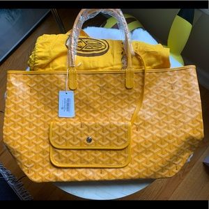 Goyardine Saint Louis PM Yellow
